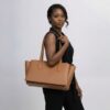 Mia Tote Bag camel tan - Black Women